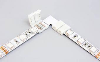 Conector 90 banda led RGB 