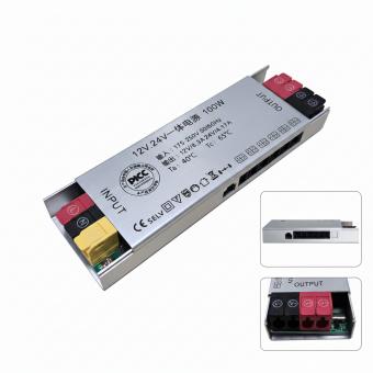 Sursa alimentare dual 12V 24V 100W pentru mobilier cu cleme rapide 