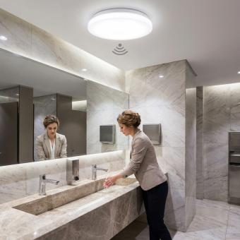 Aplica LED 24W senzor de miscare programabil IP44 37cm 