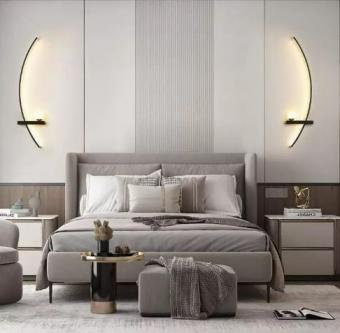 Aplica LED Luna Arch Black 24W