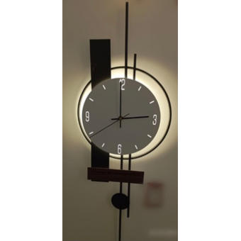 Aplica LED TEMPO Urban cu ceas si tije decorative 18W 30x50cm 