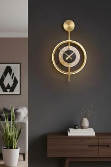 Aplica LED de perete Golden Clock 18W