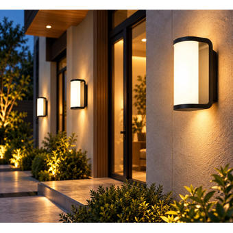 Aplica LED exterior verticala 18W 3000K 20cm 