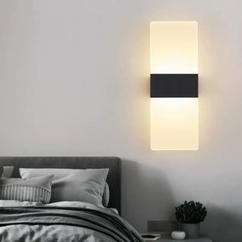 Aplica LED moderna Lyra 3 functii black 