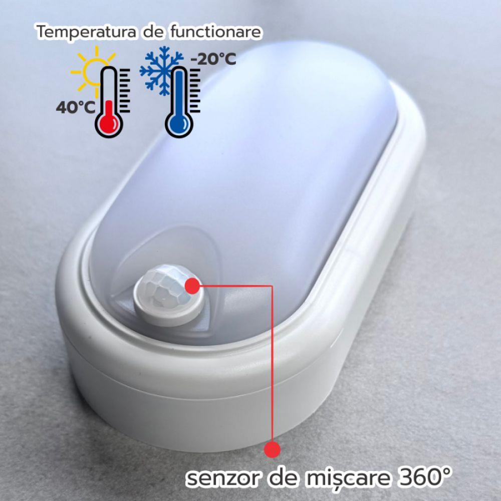 Aplica LED cu senzor exterior IP65