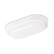 Aplica LED BAT ovala 12W IP54 plastic 900LM
