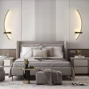 Aplica LED Luna Arch Black 24W