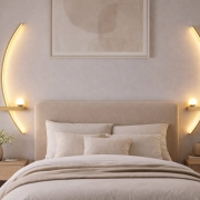 Aplica LED Luna Arch gold 24W