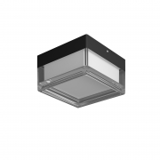 Aplica LED Zippy CCT 9W IP65 patrat negru