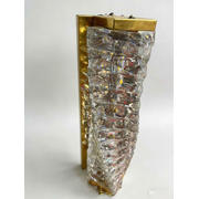 Aplica LED aurie cu elemente transparente 24W 30cm