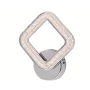 Aplica LED cristal 3 functii cromata cu romb decorativ 10W