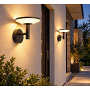 Aplica LED exterior cu disc luminos 18W 3000K