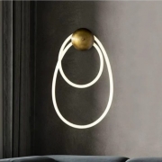 Aplica LED moderna Infinity Gold 28W