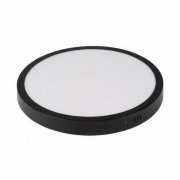 Aplica LED rotunda negru 24W