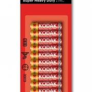 Set 10 de baterii AAA R3 Kodak Super Heavy Duty Zinc