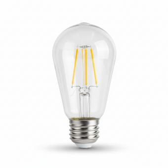 Bec LED 12W E27 ST64 COB filament 1200lm 