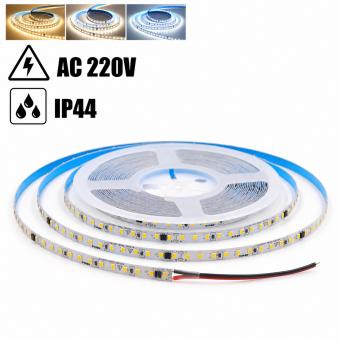 Banda LED 220V 2835 120 buc-m interior rola 10m 9W IP44 