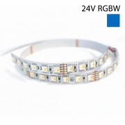 Banda LED RGBW 24V interior cu lumina rece 16W