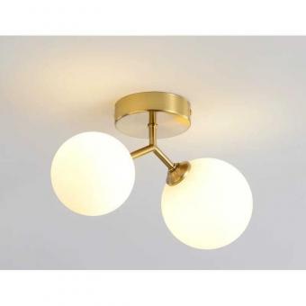 Lustra 2 globuri alb mat BF2025 