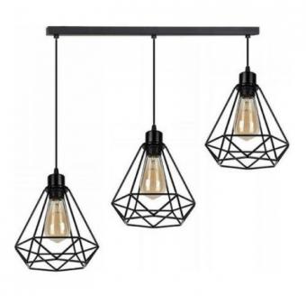 Lustra 3 pendule E27 suport liniar BF2025 