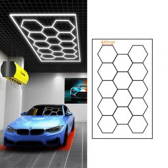 Tavan LED honeycomb set 14 hexagoane 2430 x 4835mm 650W BF2025 