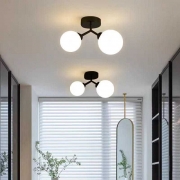 Lustra 2 globuri alb mat BF2025