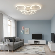 Lustra LED dimabila cu telecomanda 3 functii BF2025 84W