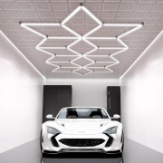 Tavan LED hexagram set 16 poligoane 2439 x 5567mm 361W BF2025