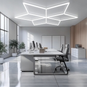 Tavan LED hexagram set 6 poligoane 2439 x 2815mm 115W BF2025