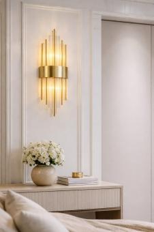 Aplica de cristal Art Deco gold 