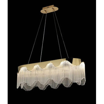 Candelabru LED ARIA Cascade auriu 113W 80cm 