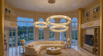 Candelabru LED Trio Luxury Ring 