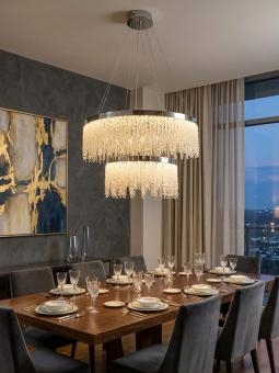 Candelabru de cristal Diamond Drops 80x50CM 