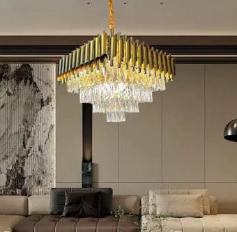 Candelabru de cristal Gold Diamond 40CM 