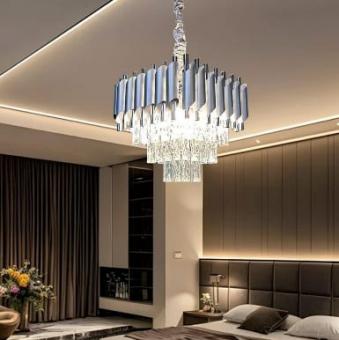 Candelabru de cristal Silver Diamond 30CM 