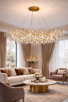 Candelabru de cristal Sparkling Cascade 120CM 