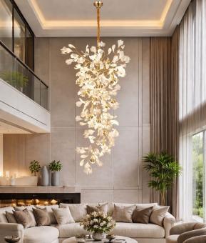 Candelabru modern Florisse gold 145Cm 