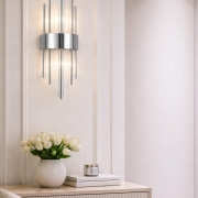 Aplica de cristal Art Deco silver