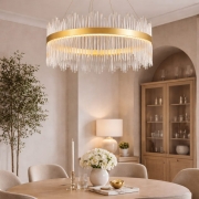 Candelabru Art Deco modern gold 40CM