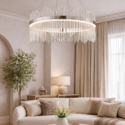 Candelabru Art Deco modern silver 40CM