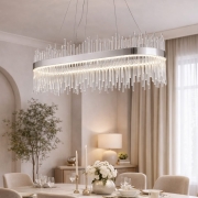 Candelabru Art Deco modern silver