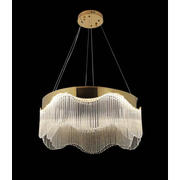 Candelabru LED ARIA Onda circular auriu 123W 60cm