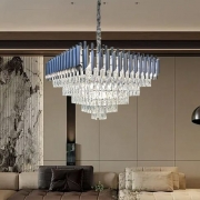 Candelabru de cristal Silver Diamond 40CM