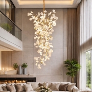 Candelabru modern Florisse gold 145Cm