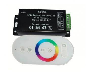 Controler RGB cu telecomanda RF 218W