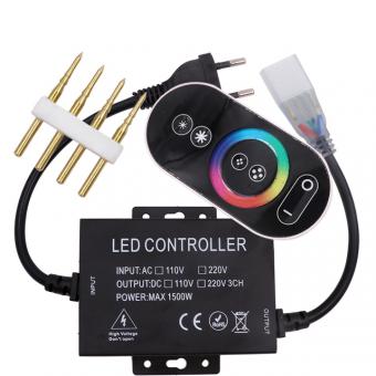 Controler banda led RGB 220V RF touch 