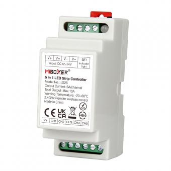 Controler multizona RGB CCT RF MiLight 10A montaj tablou 
