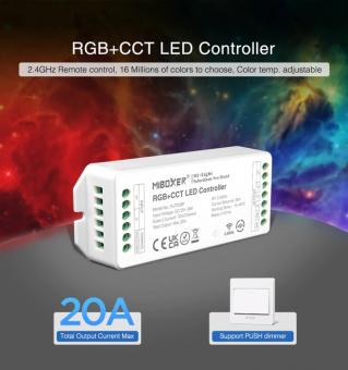 Controler multizona RGB CCT RF MiLight 20A 