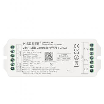 Controler multizona banda led CCT 20A RF WiFi 12V 48V TUYA 