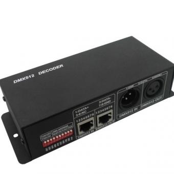 Decodor DMX512 12A 12V 24V 